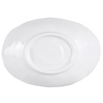 Elite Global Solutions D641OV Van Gogh Black 11 oz. Oval Melamine Bowl - 6/Case