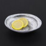 Elite Global Solutions D641OV Van Gogh Black 11 oz. Oval Melamine Bowl - 6/Case