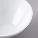 GET B-784-W San Michele 5.5 oz. White Slanted Melamine Bowl - 24/Case