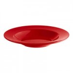 Acopa Foundations 8 oz. Red Melamine Bouillon Cup - 12/Case