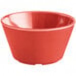 Acopa Foundations 8 oz. Red Melamine Bouillon Cup - 12/Case