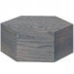 Cal-Mil 435-5-83 Ashwood Hexagon Oak Wood Riser - 12 Cal-Mil 435-5-83 Ashwood Hexagon Oak Wood Riser - 12