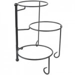 American Metalcraft IS18 Ironworks Three-Tier Stairstep Rectangular Display Stand