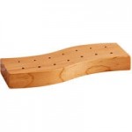 Acopa Mesa 120 Hole Dark Brown Wood Skewer / Cake Pop Holder