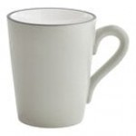 Acopa Embers 10 oz. Gray Matte Stoneware Cup - 24/Case