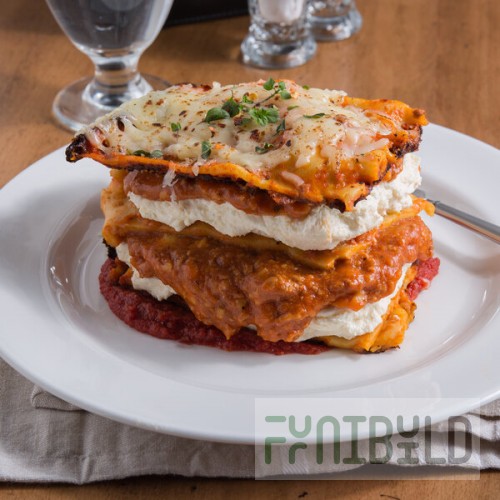 1 lb. Long Lasagna Sheet Pasta - 12/Case