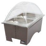 Sterno Copper Vein Fold Away Chafer with Clear Dome Cover and 2 Half Size Pans Sterno Copper Vein Fold Away Chafer with Clear Dome Cover and 2 Half Size Pans
