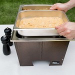 Sterno Copper Vein Fold Away Chafer with Clear Dome Cover and 2 Half Size Pans Sterno Copper Vein Fold Away Chafer with Clear Dome Cover and 2 Half Size Pans