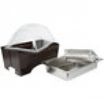 Sterno Copper Vein Fold Away Chafer with Clear Dome Cover and 2 Half Size Pans Sterno Copper Vein Fold Away Chafer with Clear Dome Cover and 2 Half Size Pans