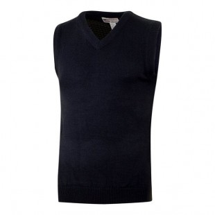 National Patrol by Henry Segal Men's Customizable Black Sweater Vest - 2X