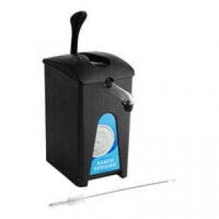 Heinz Keystone 1.5 Gallon Blue Plastic Countertop Ranch Pump Dispenser