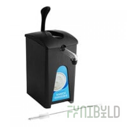 Heinz Keystone 1.5 Gallon Blue Plastic Countertop Ranch Pump Dispenser