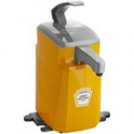 Heinz Keystone 1.5 Gallon Blue Plastic Countertop Ranch Pump Dispenser