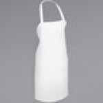 Mercer Culinary M60100WH Millennia® White Polyester Bib Apron - 33