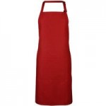 Mercer Culinary M60100WH Millennia® White Polyester Bib Apron - 33