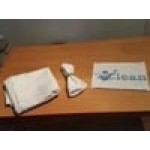 Intedge Navy Blue 65/35 Polycotton Blend Cloth Napkins, 18 Intedge Navy Blue 65/35 Polycotton Blend Cloth Napkins, 18
