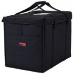 Cambro GBBP111417 Customizable Insulated Black Small GoBag® Delivery Backpack - 11