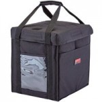 Cambro GBBP111417 Customizable Insulated Black Small GoBag® Delivery Backpack - 11