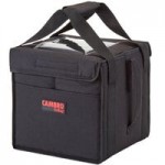Cambro GBBP111417 Customizable Insulated Black Small GoBag® Delivery Backpack - 11