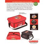 Cambro GBBP111417 Customizable Insulated Black Small GoBag® Delivery Backpack - 11