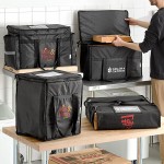Choice Customizable Insulated Pizza Delivery Bag Black Nylon 18 Choice Customizable Insulated Pizza Delivery Bag Black Nylon 18