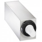 Vollrath 58834 Stainless Steel 4-Slot 8 - 44 oz. Countertop Cup Dispenser Cabinet with 3 T-Lid Holders and 1 Straw Pocket Vollrath 58834 Stainless Steel 4-Slot 8 - 44 oz. Countertop Cup Dispenser Cabinet with 3 T-Lid Holders and 1 Straw Pocket
