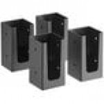 Acopa Wood 4-Section Horizontal Cup and Lid Organizer