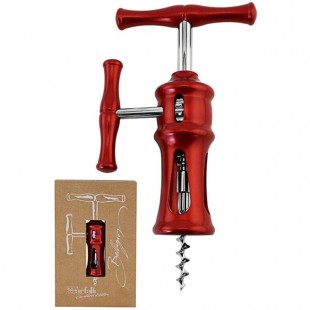 Farfalli Bellagio Vintage Style Burgundy Antique Replica Corkscrew 2088
