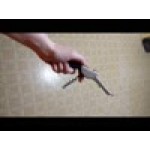 Franmara 5409-03 Duo-Lever Waiter's Corkscrew with Burgundy Enamel Handle and Smart-Kut Cutter