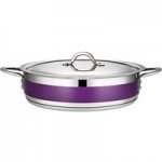 Bon Chef Country French X 3.28 Qt. Yellow Stainless Steel Pot - 71301-CF2-Y