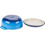 Lodge EC7D33 7.5 Qt. Caribbean Blue Enameled Cast Iron Dutch Oven