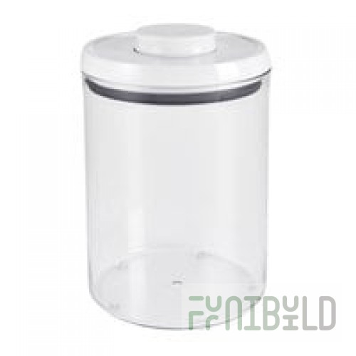 OXO Good Grips 5.2 Qt. Clear Round SAN Plastic Food Storage Container with White POP Lid