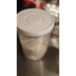 OXO Good Grips 5.2 Qt. Clear Round SAN Plastic Food Storage Container with White POP Lid OXO Good Grips 5.2 Qt. Clear Round SAN Plastic Food Storage Container with White POP Lid