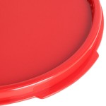 Carlisle 6 and 8 Qt. Red Round Polypropylene Food Storage Container Lid