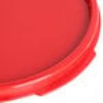 Carlisle 6 and 8 Qt. Red Round Polypropylene Food Storage Container Lid