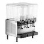 Vollrath VBBE3-37-S Triple 5.28 Gallon Bowl Refrigerated Beverage Dispenser with Stirring Paddle Circulation - 115V