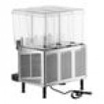 Vollrath VBBE3-37-S Triple 5.28 Gallon Bowl Refrigerated Beverage Dispenser with Stirring Paddle Circulation - 115V