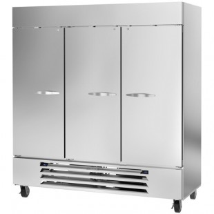 Beverage-Air HBRF72HC-1-B Hydrocarbon Series Three Section Dual Temperature Reach-in Refrigerator / Freezer Beverage-Air HBRF72HC-1-B Hydrocarbon Series Three Section Dual Temperature Reach-in Refrigerator / Freezer