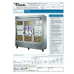 True TS-72FG-HC~FGD01 78 1/8