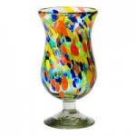 10 Strawberry Street Carnival Multicolored 12 oz. Rocks / Double Old Fashioned Glass - 6/Case