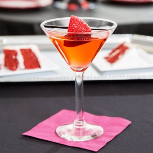 Libbey 8485 Grande Collection 8.5 oz. Customizable Salud Grande Martini Glass - 12/Case