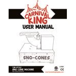 Carnival King SCM350TUB Tub-Style Sno-Cone Machine