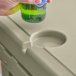 CaterGator CG100TAN Tan 110 Qt. Rotomolded Outdoor Cooler / Ice Chest
