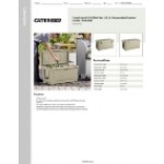 CaterGator CG100TAN Tan 110 Qt. Rotomolded Outdoor Cooler / Ice Chest