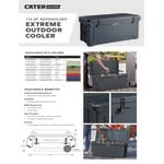 CaterGator CG100TAN Tan 110 Qt. Rotomolded Outdoor Cooler / Ice Chest
