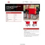 Carnival King PM30CART Cart for Royalty Series 8 oz. Popcorn Popper Carnival King PM30CART Cart for Royalty Series 8 oz. Popcorn Popper