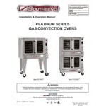 Southbend PCG140S/SD Platinum Series 5-Shelf Double Deck Full Size Standard Natural Gas Convection Oven - 140,000 BTU Southbend PCG140S/SD Platinum Series 5-Shelf Double Deck Full Size Standard Natural Gas Convection Oven - 140,000 BTU