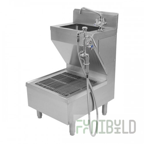 Advance Tabco 7-PS-COMBO Hand Sink / Utility Sink with Faucet and Pot Filler