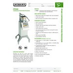 Hobart FP300i-1 Single Speed Bulk Continuous Feed Food Processor - 240V, 3 Phase, 1 hp