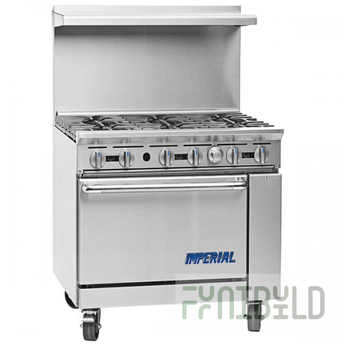 Imperial Range Pro Series IR-2-G24-C Liquid Propane 2 Burner 36